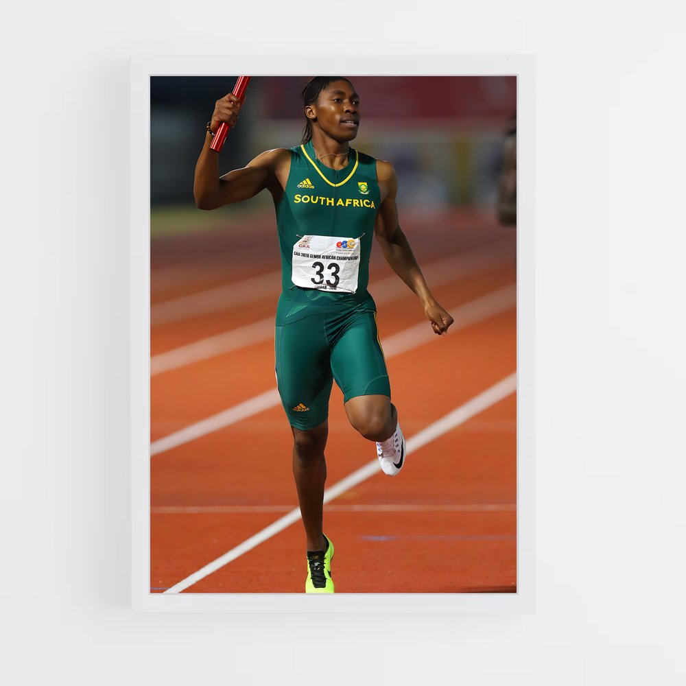 Poster Course Sous Umbrella – affiche Athlétisme (vue 3)